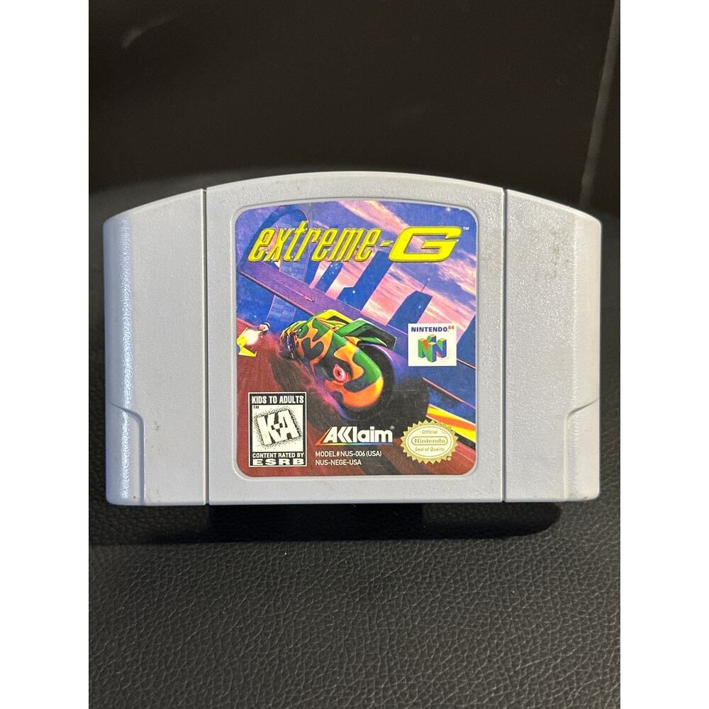 Extreme-G Nintendo 64 game cartridge Tested/Working Condition